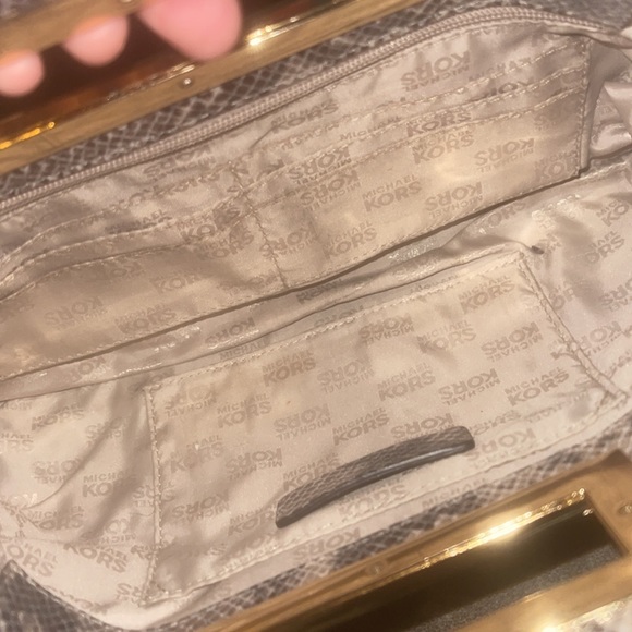 Michael Kors Tan Clutch - Picture 6 of 12